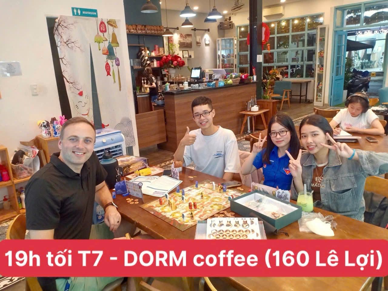 Boardgame night at DORM Coffee